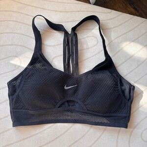 Nike Women's Black Mesh Sports Bra